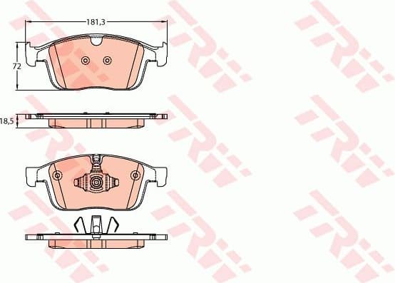 Brake Pad Set, disc brake GDB2146