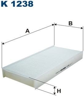Filter, cabin air K1238