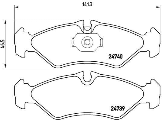 Brake Pad Set, disc brake PRIME LINE P50081