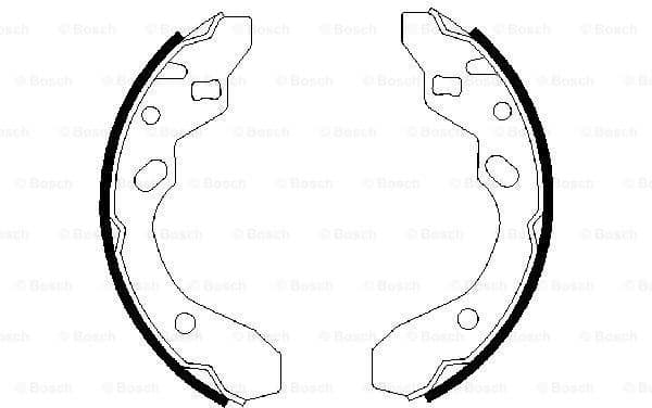 Brake Shoe Set 0986487417