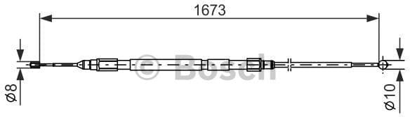 Cable Pull, parking brake 1987477948 - image 2