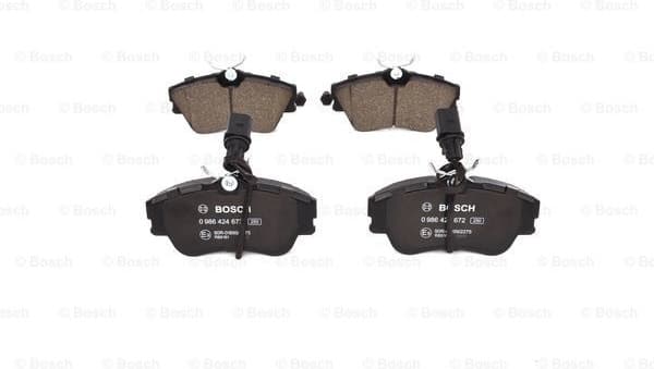 Brake Pad Set, disc brake 0986424672 - image 3