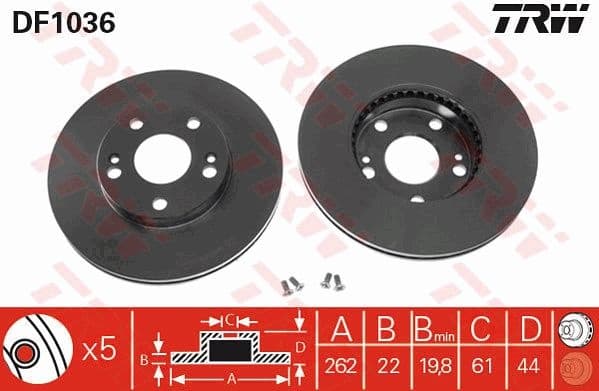 Brake Disc DF1036