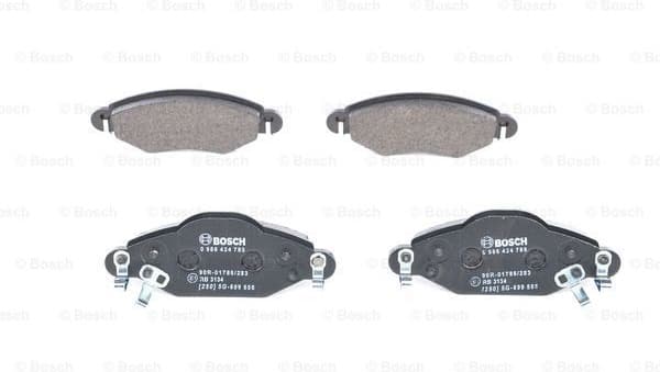 Brake Pad Set, disc brake 0986424788