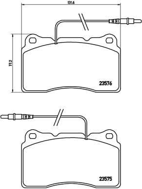 Brake Pad Set, disc brake PRIME LINE P23082