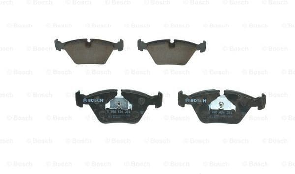 Brake Pad Set, disc brake 0986424351