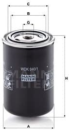 Fuel Filter WDK940/1 - image 2