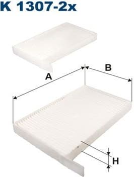 Filter, cabin air K1307-2X