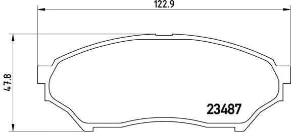 Brake Pad Set, disc brake PRIME LINE P54028