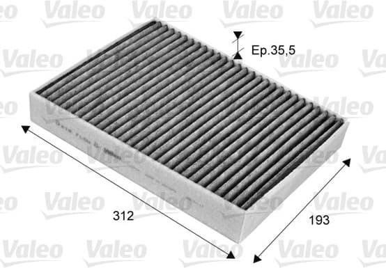 Filter, cabin air VALEO PROTECT 715704