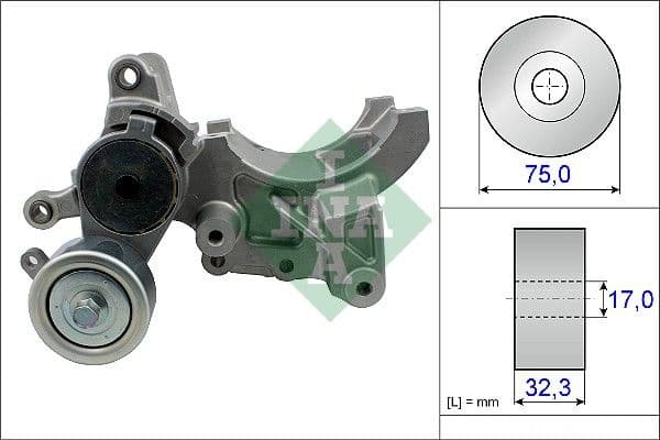 Belt Tensioner, V-ribbed belt 534045210