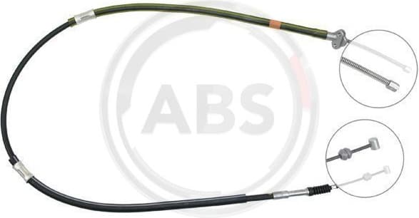 Cable Pull, parking brake K16358