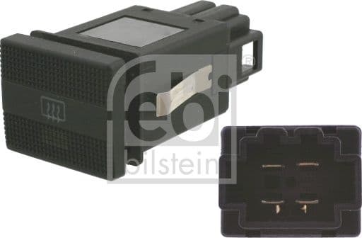 Switch, rear window heating febi Plus 17874
