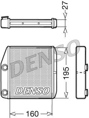 Heat Exchanger, interior heating DRR09075