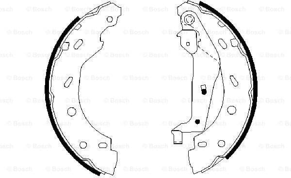 Brake Shoe Set 0986487600