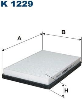 Filter, cabin air K1229
