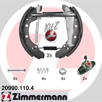 Brake Shoe Set KIT Z 20990.110.4