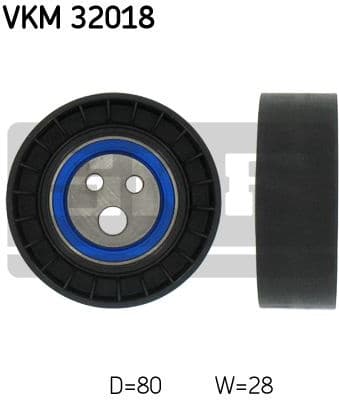 Deflection/Guide Pulley, V-ribbed belt VKM 32018