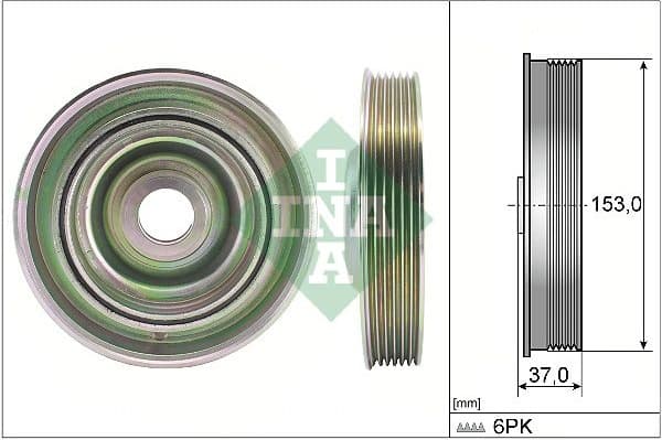 Belt Pulley, crankshaft 544009710