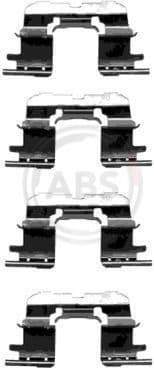 Accessory Kit, disc brake pad 1227Q