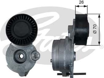 Belt Tensioner, V-ribbed belt DriveAlign™ T39333