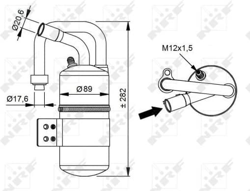 Dryer, air conditioning 33339