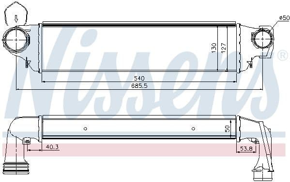 Charge Air Cooler ** FIRST FIT ** 96654