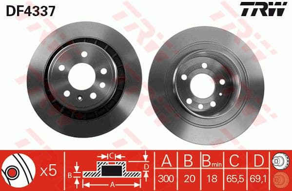 Brake Disc DF4337