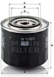 Oil Filter W1126