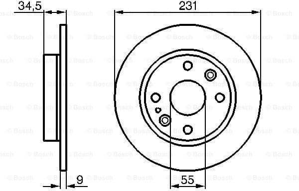 Brake Disc 0986478242
