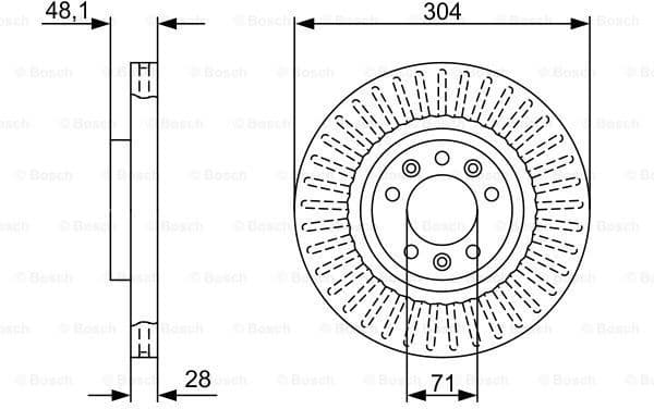 Brake Disc 0986479A89
