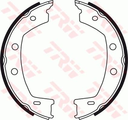 Brake Shoe Set, parking brake GS8751 - image 2