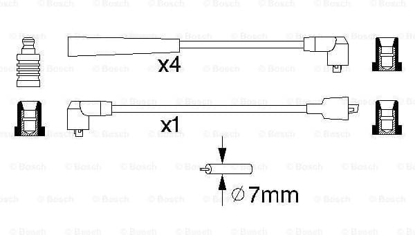 Ignition Cable Kit 0986356841 - image 5