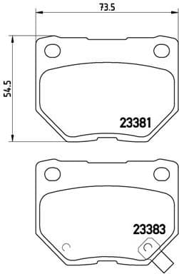 Brake Pad Set, disc brake PRIME LINE P78016