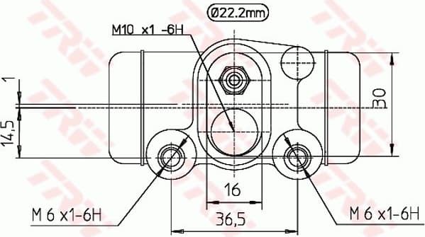 Wheel Brake Cylinder BWH298 - image 2