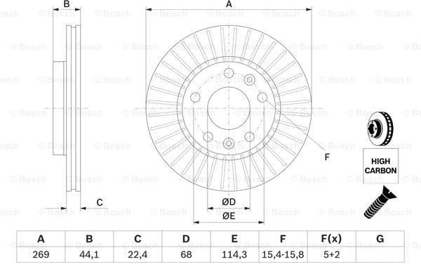 Brake Disc 0986479779 - image 5