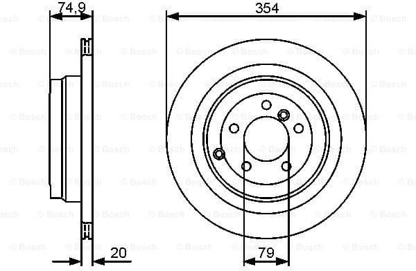 Brake Disc 0986479479