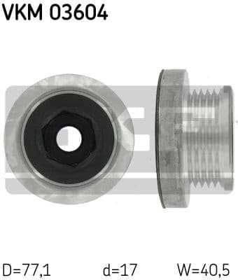 Alternator Freewheel Clutch VKM 03604