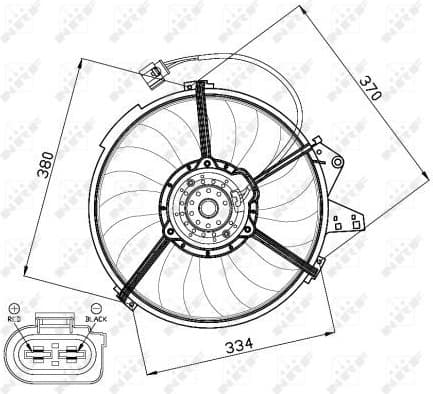 Fan, engine cooling 47474