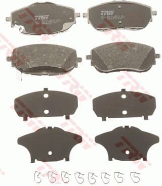 Brake pads front, Top Quality GDB3598 - image 3