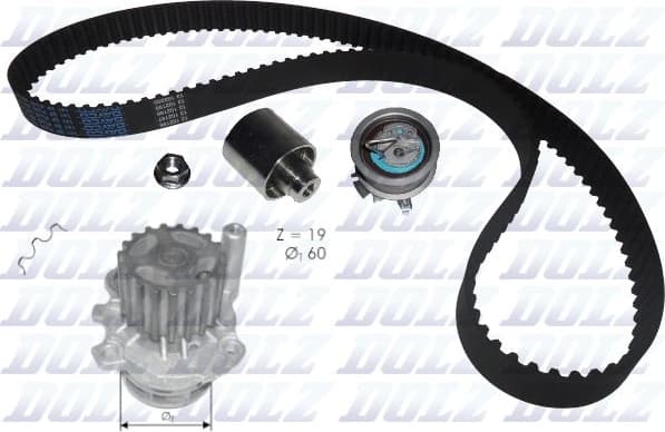 Water Pump & Timing Belt Kit KD054