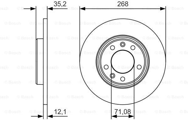 Brake Disc 0986479C24 - image 5
