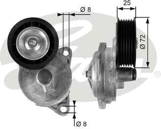 Belt Tensioner, V-ribbed belt DriveAlign™ T38188