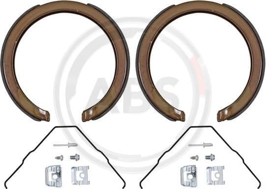 Brake Shoe Set, parking brake 9025