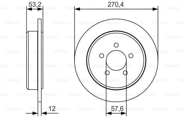 Brake Disc 0986479A80