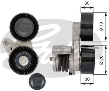 Belt Tensioner, V-ribbed belt DriveAlign™ T39114