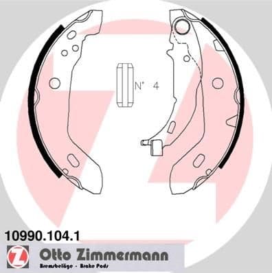 Brake Shoe Set 10990.104.1