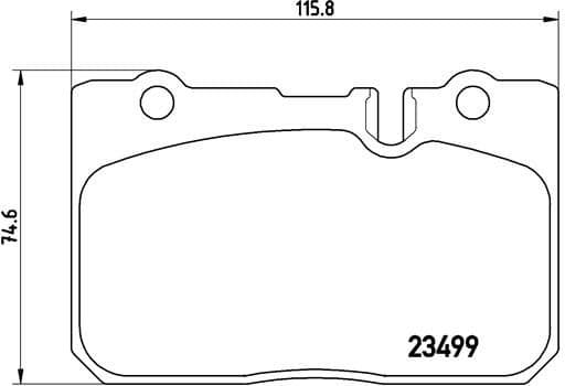 Brake Pad Set, disc brake PRIME LINE P83039
