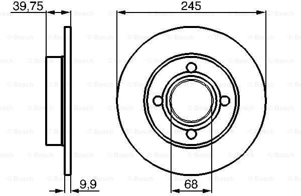 Brake Disc 0986478216