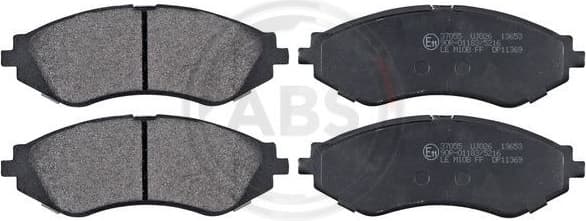 Brake Pad Set, disc brake 37055